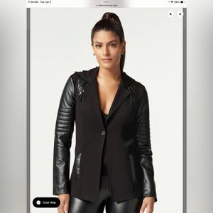 Blanc Noir Moto Jacket Size M